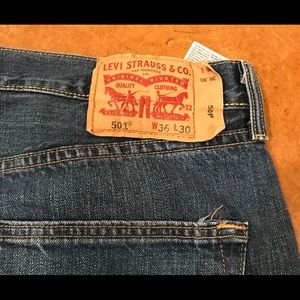 Levi’s 501 Dark Men’s Jeans 36/30